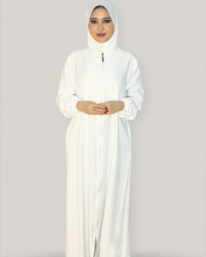 White Omrah Abaya