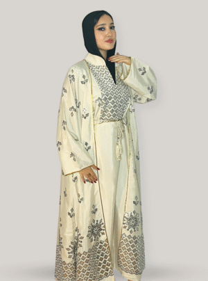 Desert Blossom Overlay Kaftan