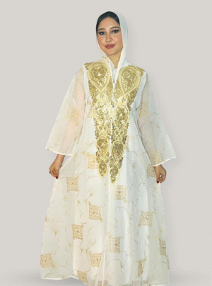 Golden Radiance White Jalabiya