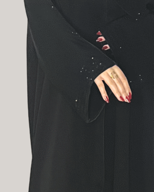 Silky Black Abaya