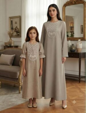 Mother - Daughter Matching Beige Set