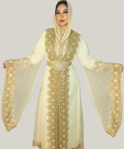 Majestic Embroidered Royal Henna Dress2